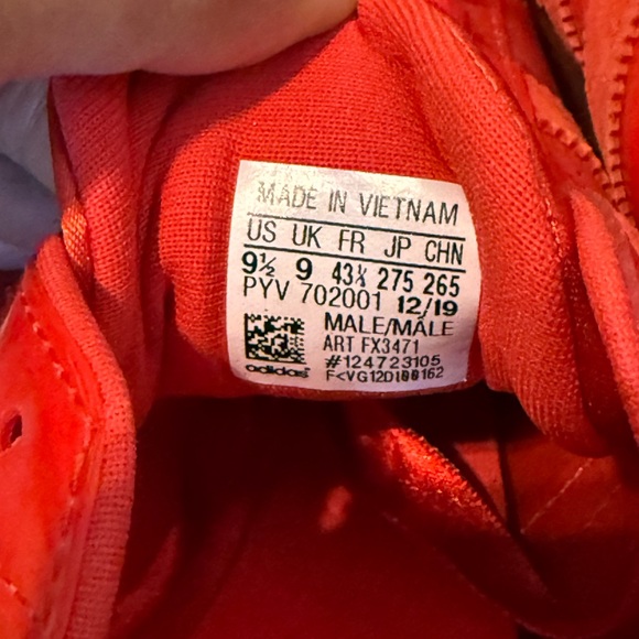 adidas Women's Red Sneakers - Picture 4 of 4